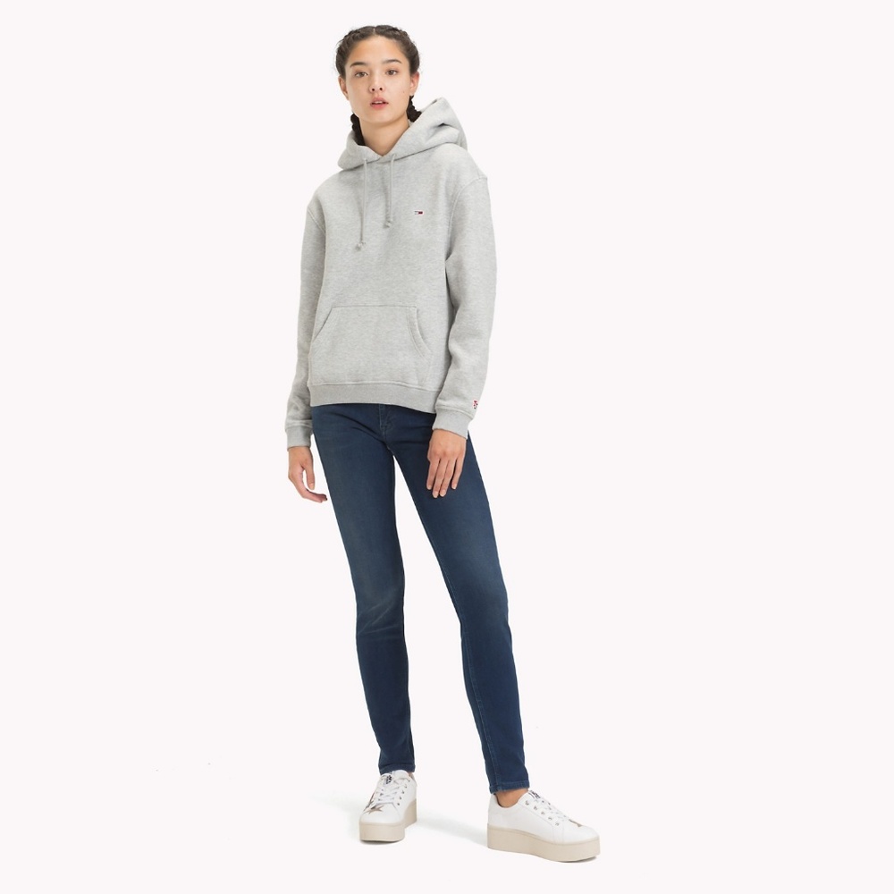 Tommy Classics Hoodie Heather Grey L NWT - Picture 4 of 5